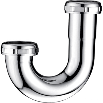 Chrome J-Bend com bronze para haste